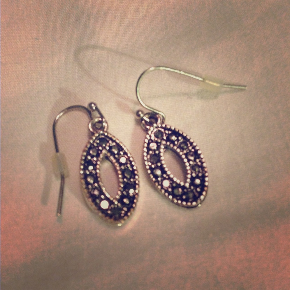 Beautiful black onyx earrings